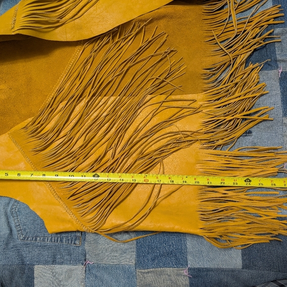Fringe Leather Boho Vest - Picture 9 of 11